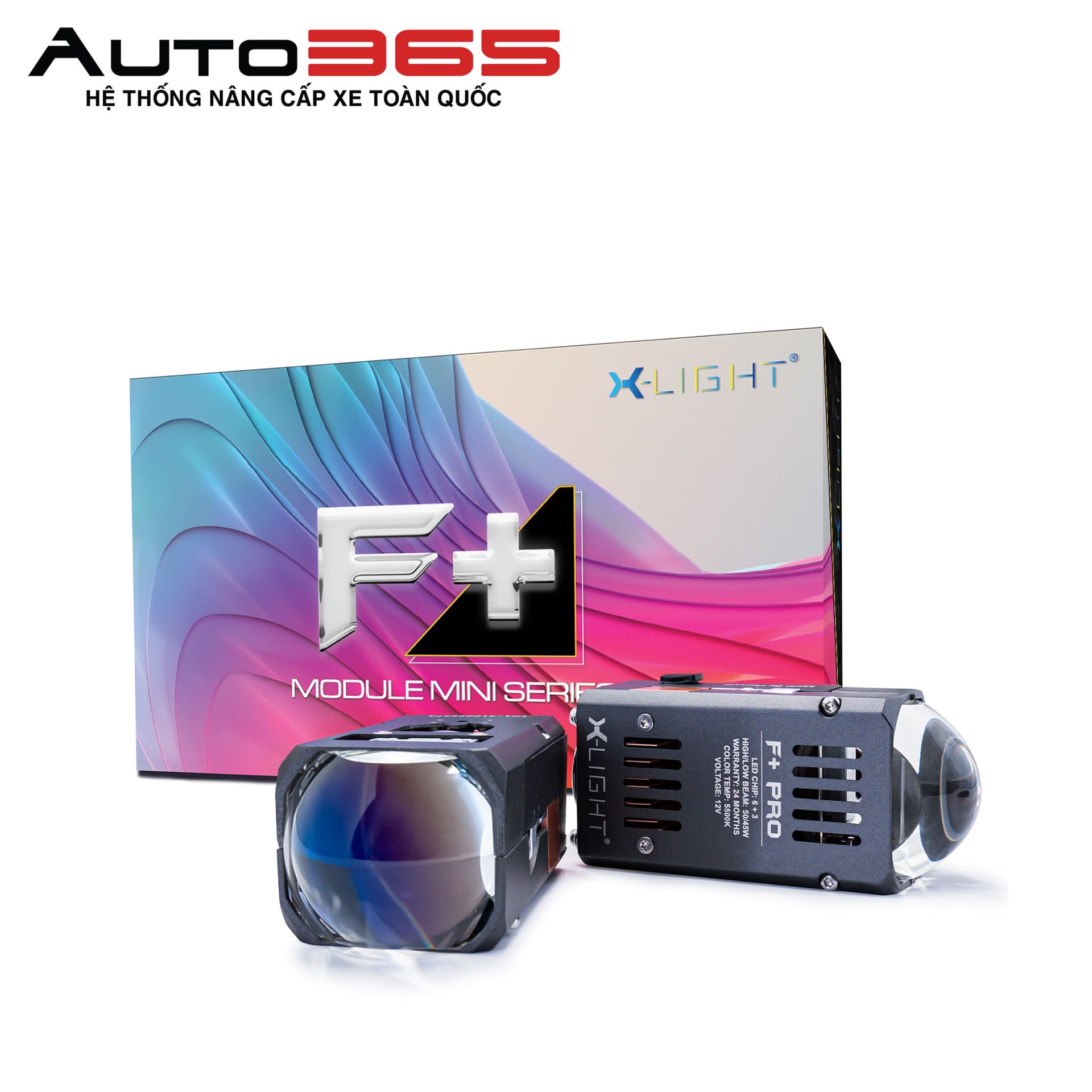 Module Bi LED Mini X-Light F+ Pro nhiệt màu 5000K