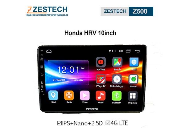 DVD Android Zestech Z500 – Honda HRV
