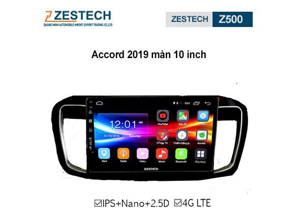 DVD Android Zestech Z500 – Honda Accord 2019