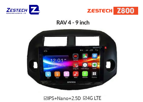 DVD Android Zestech Z800 – Toyota RAV4