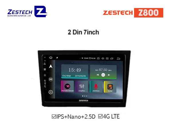 DVD Android Zestech Z800 – Toyota 2DIN