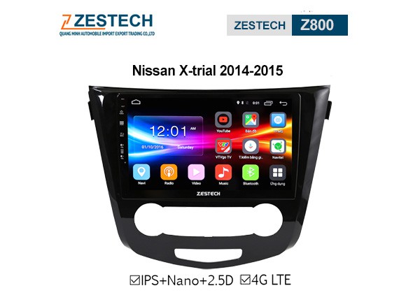 DVD Android Zestech Z800 – Nissan X-trail
