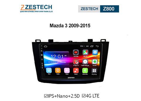 DVD Android Zestech Z800 – Mazda 3