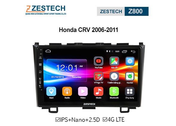 DVD Android Zestech Z800 – Honda CRV