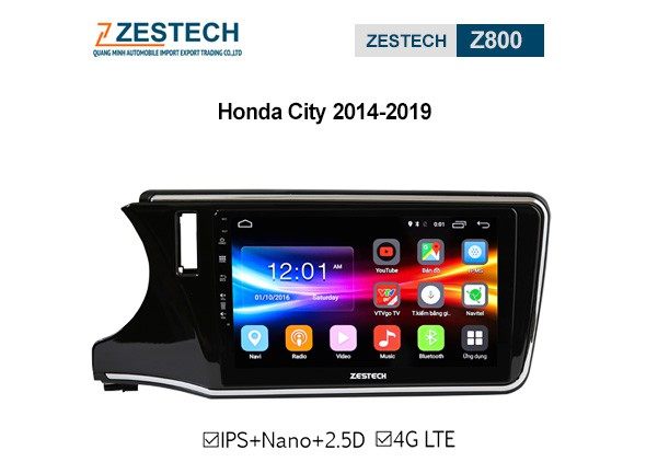 DVD Android Zestech Z800 – Honda City