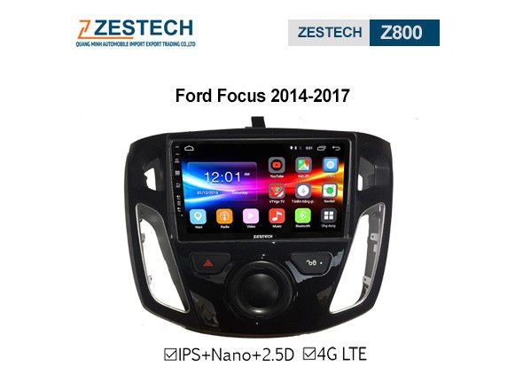 DVD Android Zestech Z800 – Ford Focus