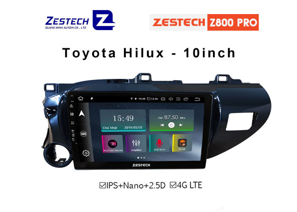 DVD Android Zestech Z800 PRO – Toyota Hilux