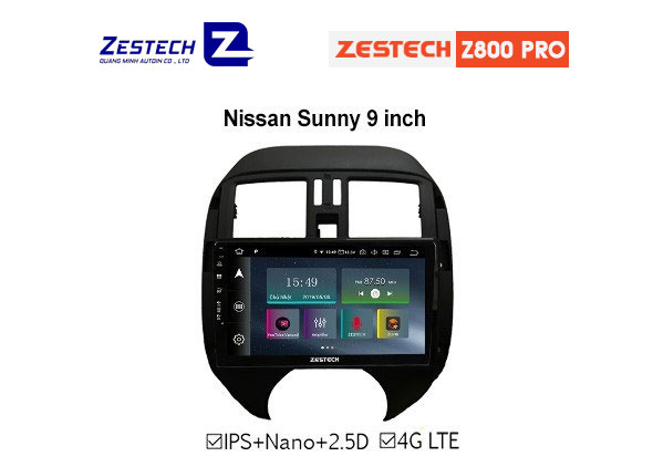 DVD Android Zestech Z800 PRO – Nissan Sunny