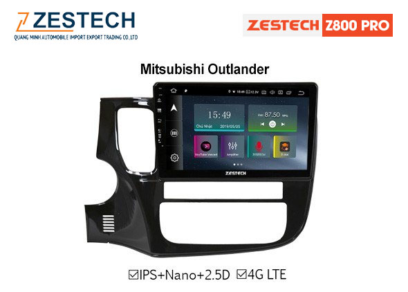 DVD Android Zestech Z800 PRO – Mitsubishi Outlander