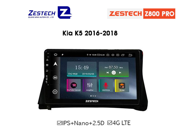 DVD Android Zestech Z800 PRO – Kia K5