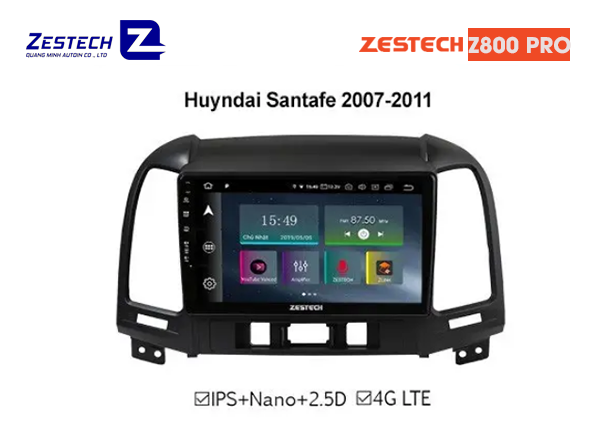 DVD Android Zestech Z800 PRO – Hyundai Santafe