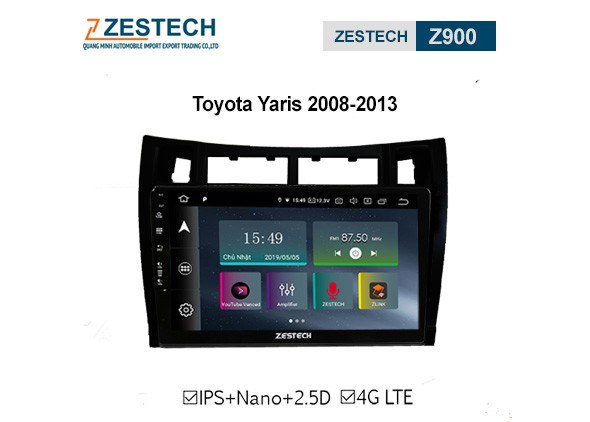 DVD Android Zestech Z900 – Toyota Yaris