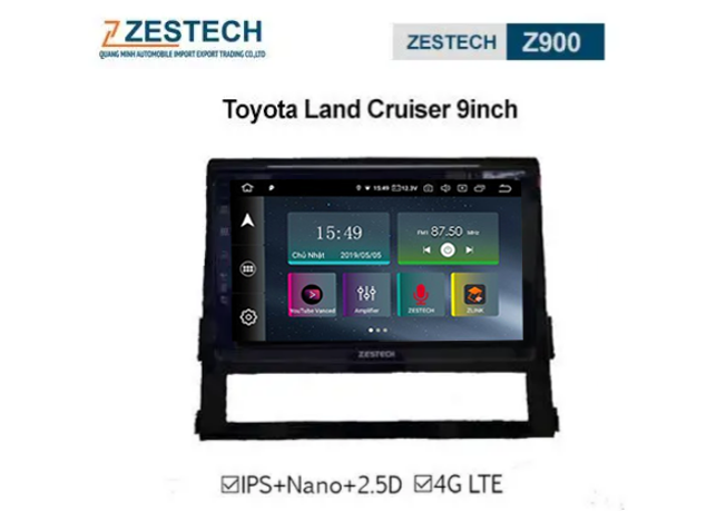 DVD Android Zestech Z900 – Toyota Land Cruiser
