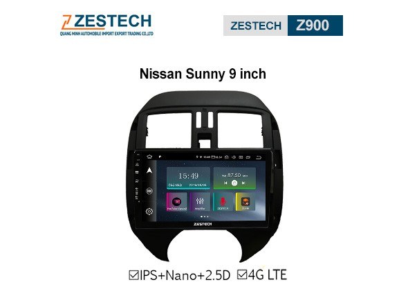 DVD Android Zestech Z900 – Nissan Sunny