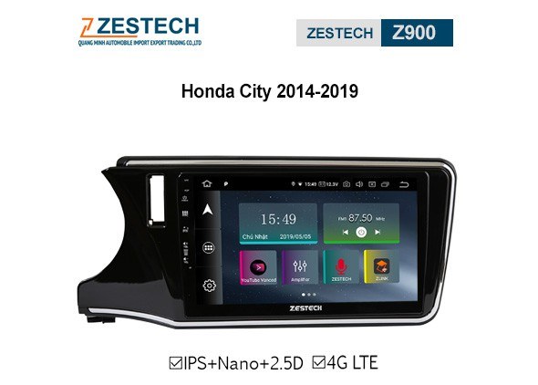 DVD Android Zestech Z900 – Honda City