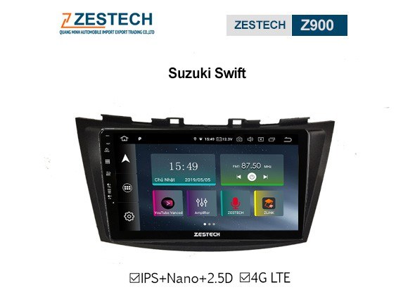 DVD Android Zestech Z900 – Suzuki swift