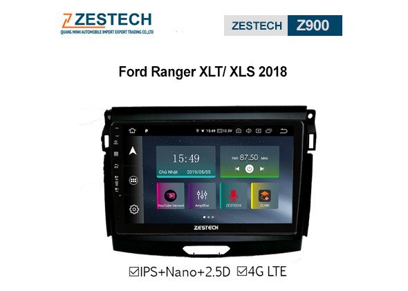 DVD Android Zestech Z900 – Ford Ranger XLT-XLS