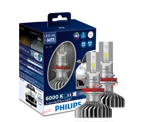 LED PHILIPS H11 NHIỆT MÀU 6000K