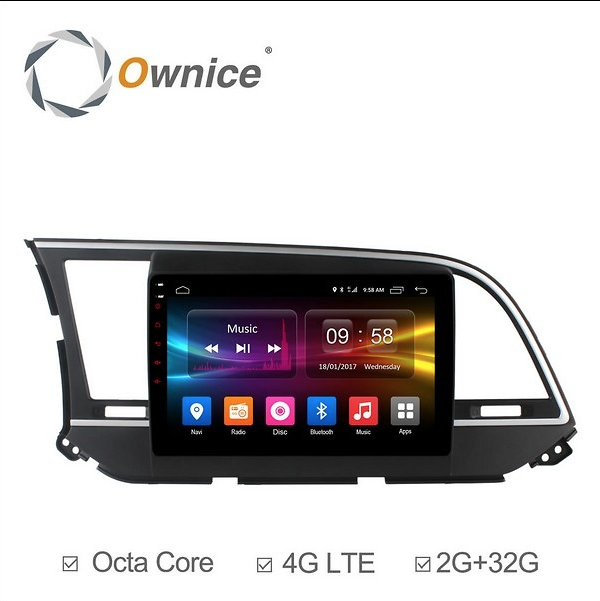 ANDROID OWNICE C500+ ELANTRA 9INCH 2016-OL9708