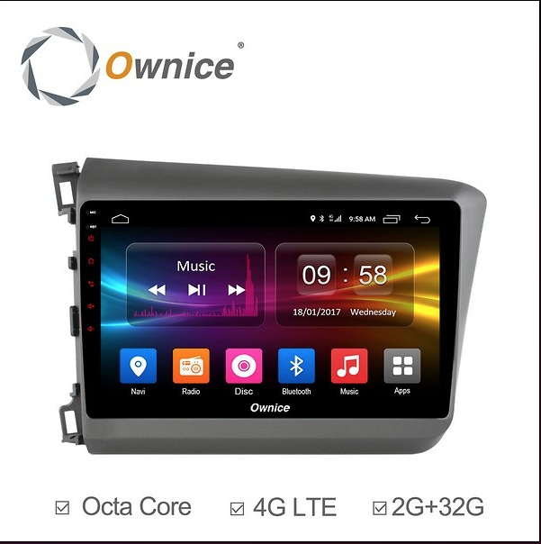 ANDROID OWNICE C500+ CIVIC-2011-2015