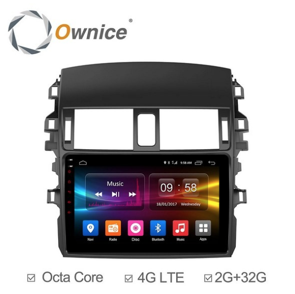 ANDROID OWNICE C500+ COROLLA 9INCH 2009/13-OL9605