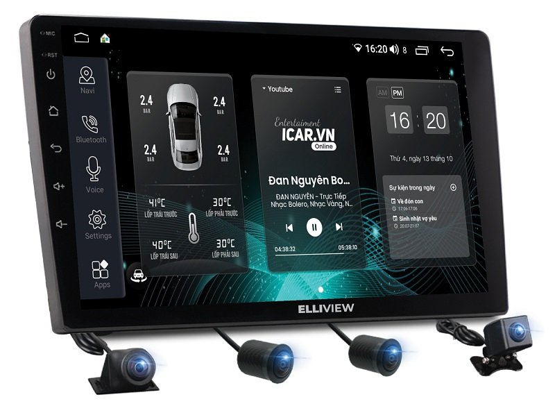màn hình elliview s4 premium auto365